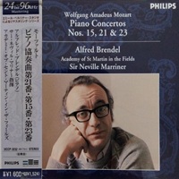 Philips Japan : Brendel - Mozart Concertos 15, 21 & 23